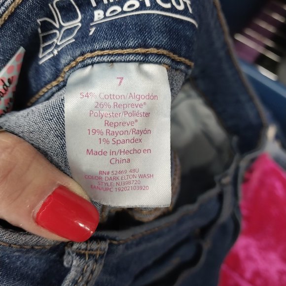 1016 Size 7j No Bo Upcycled Stretch Bell-Bottoms - Picture 6 of 6